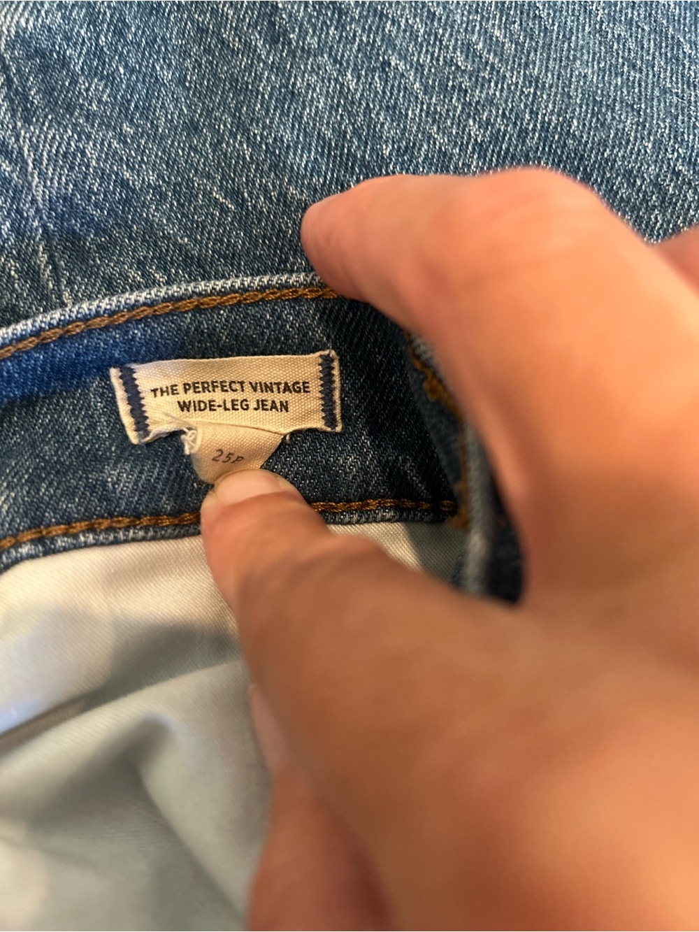 Madewell Women’s The Perfect Vintage Wide-Leg Jeans EUC 25P - Picture 8 of 12